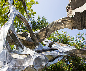 Contemporary outdoor sculptures