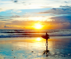 Leçon de surf Bali
